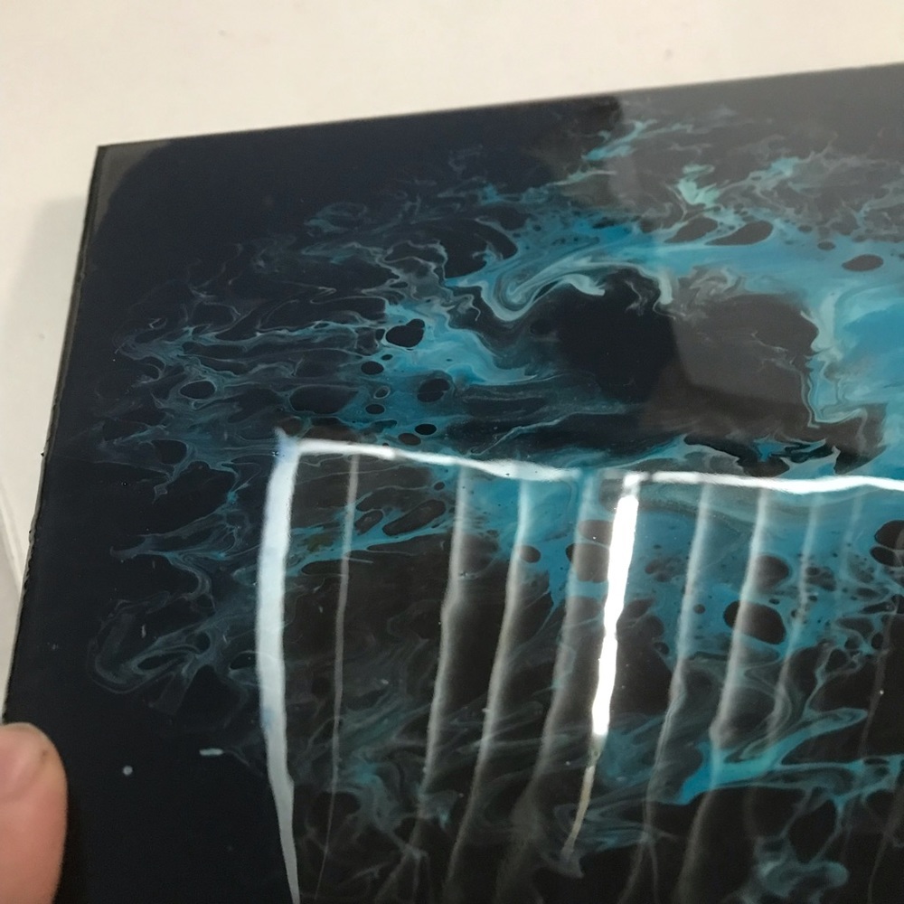 Black base blue Dutch pour art - Picture 4 of 8
